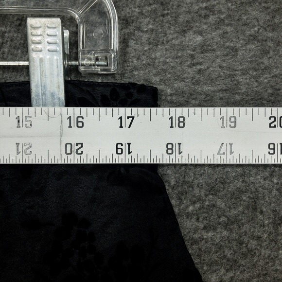 Y2K Worthington Woman Skirt Size 20W Black Floral Side Slit Whimsigoth Fairy - Picture 8 of 12